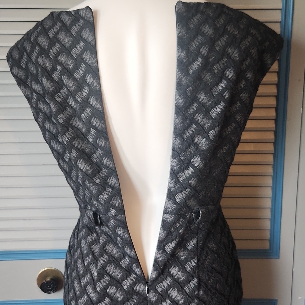 Connected Apparel Basketweave Textured Dress - Picture 11 of 13